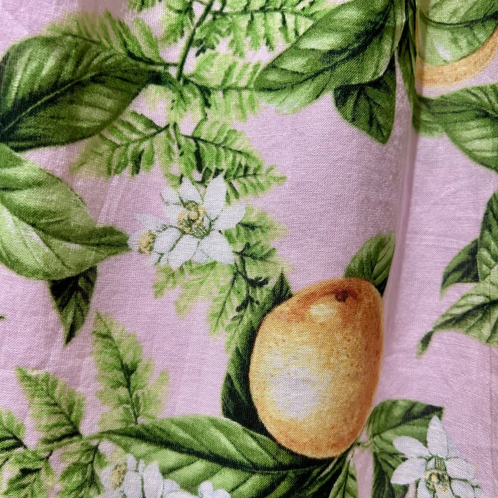 Aqua Pastel Pink and Green Midi Dress